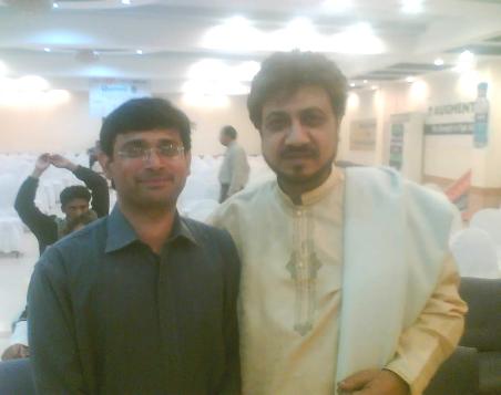 With Hamid Ali Khan